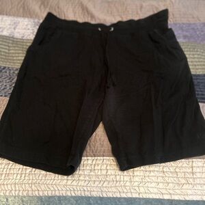 Danskin Now Ladies Large Black Long Casual Shorts